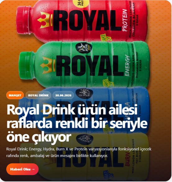 Royal Drink fonksiyonel içeceklerde yeni bir sayfa açıyor